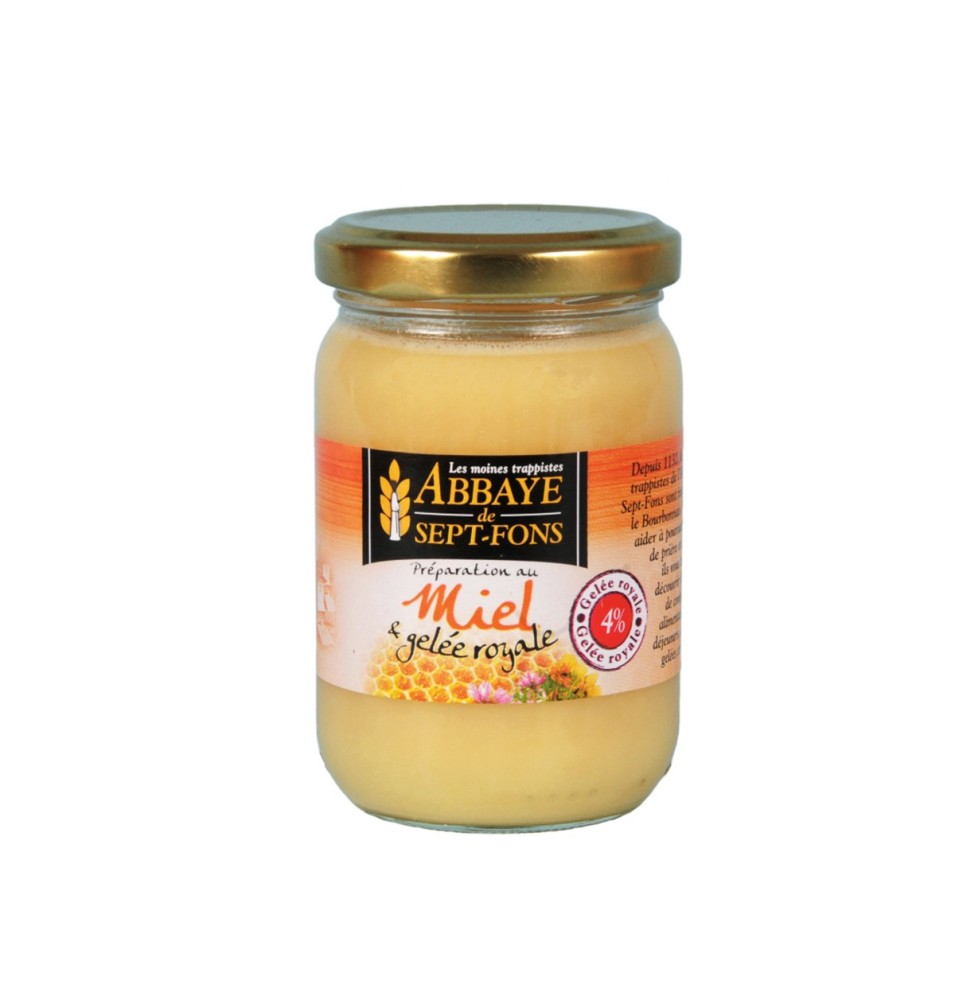 Miel avec 4 % de Gelée Royale - 250 g | SEPT-FONS (Abbaye Notre-Dame de)