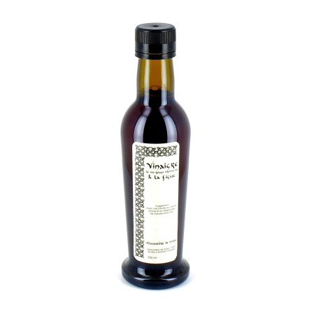 Vinaigre de vin rouge aromatisé à la figue bio - 250 mL | SOLAN (Monastère de la Protection de la Mère de Dieu de)