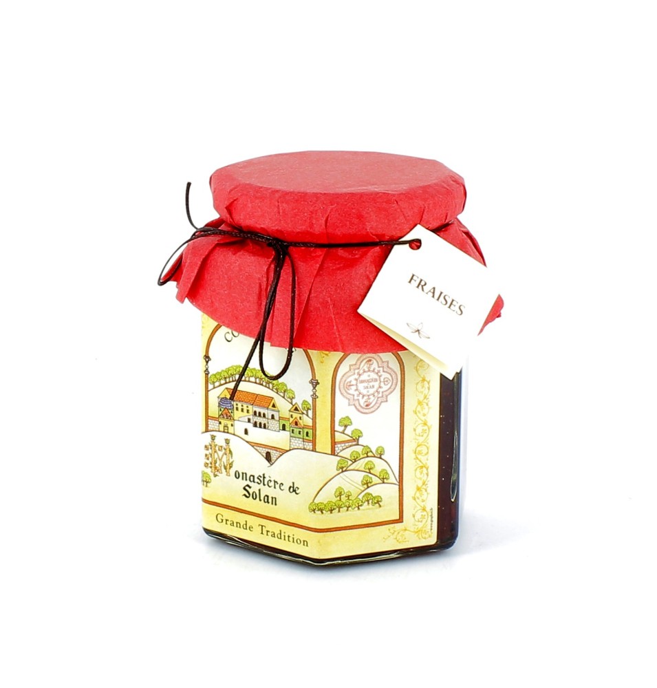 Confiture de fraises bio - 300 g | SOLAN (Monastère de la Protection de la Mère de Dieu de)