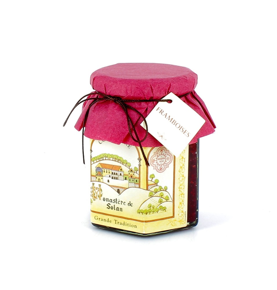 Confiture de framboises bio - 300 g | SOLAN (Monastère de la Protection de la Mère de Dieu de)