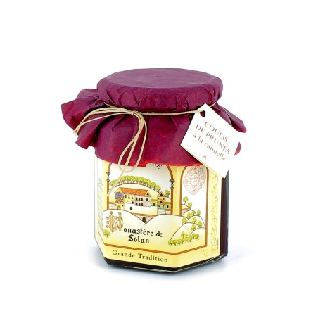 Coulis de prunes à la cannelle bio - 300 g | SOLAN (Monastère de la Protection de la Mère de Dieu de)