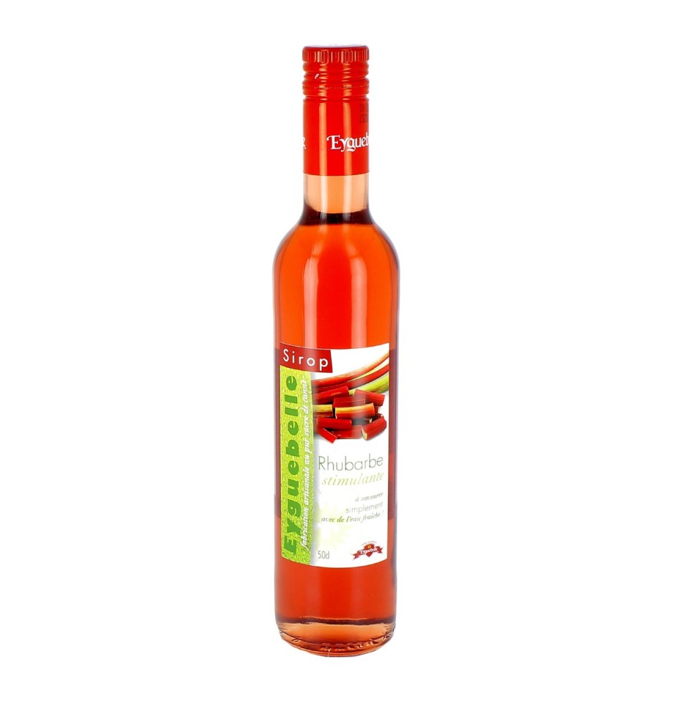 Sirop de Rhubarbe stimulante | EYGUEBELLE (lié à l'Abbaye d'Aiguebelle)