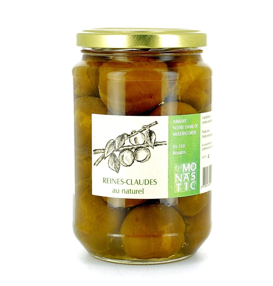 Reine-Claude au naturel - (R1RC) - 770 g | ROSANS (Abbaye Notre-Dame de Miséricorde)
