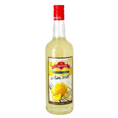 Sirop de Citron zest - 1 L | EYGUEBELLE (lié à l'Abbaye d'Aiguebelle)