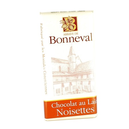 Tablette de chocolat au Lait et Noisettes | BONNEVAL (Abbaye Notre-Dame de)