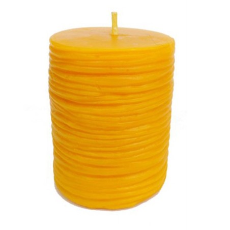 N°19 Bougie cylindre strié | BOIS SALAIR (Monastère de)