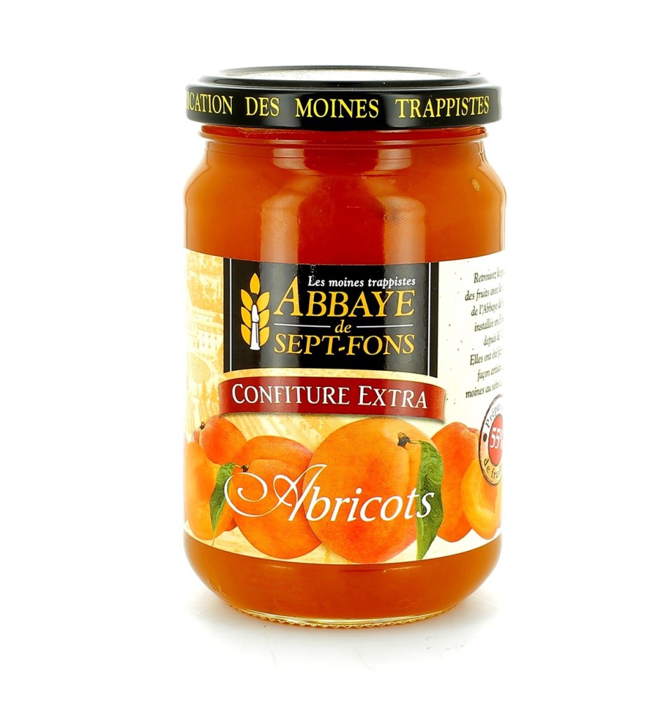 Confiture extra d'abricots - 370 g | SEPT-FONS (Abbaye Notre-Dame de)