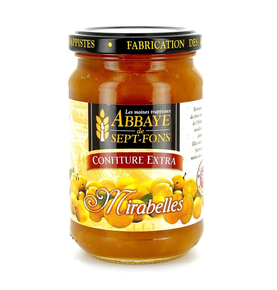 Confiture extra de mirabelles - 370 g | SEPT-FONS (Abbaye Notre-Dame de)