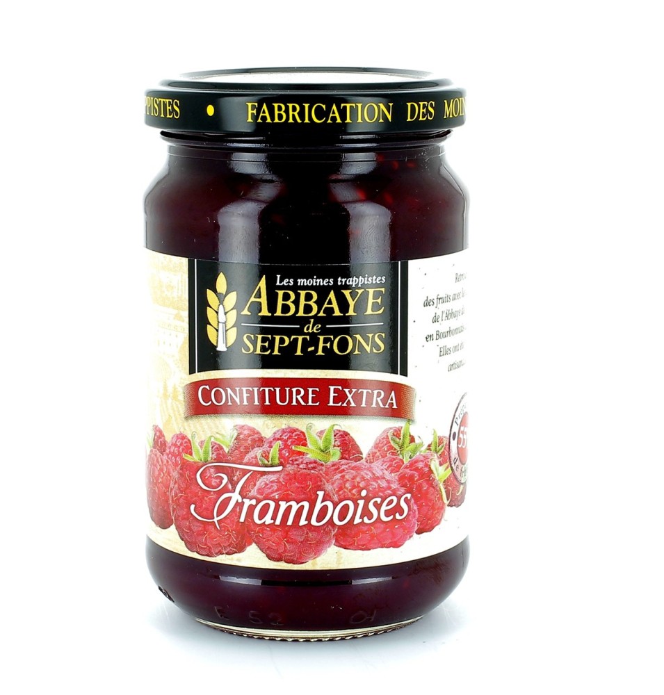 Confiture extra de framboises - 370 g | SEPT-FONS (Abbaye Notre-Dame de)