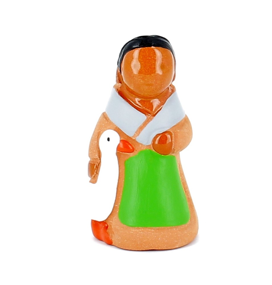 CRECHE B2 N°35 - La briarde - Santons en terre cuite (6cm) | JOUARRE (Abbaye Notre-Dame de)