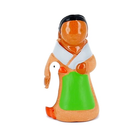 CRECHE B2 N°35 - La briarde - Santons en terre cuite (6cm) | JOUARRE (Abbaye Notre-Dame de)