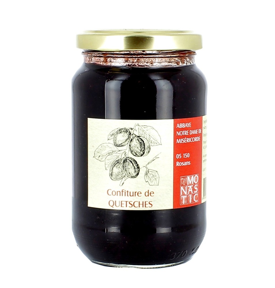 Confiture de Quetsches - (R4Q450) - 450 g | ROSANS (Abbaye Notre-Dame de Miséricorde)