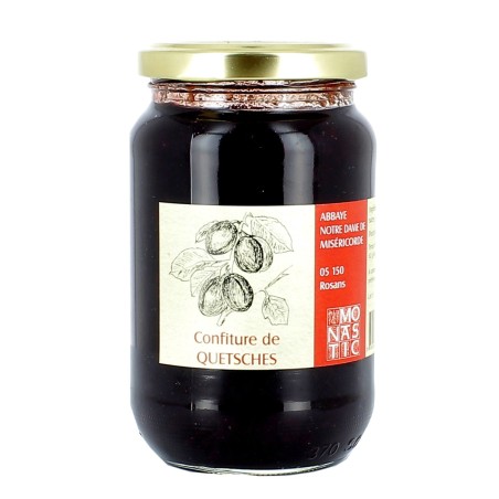 Confiture de Quetsches - (R4Q450) - 450 g | ROSANS (Abbaye Notre-Dame de Miséricorde)