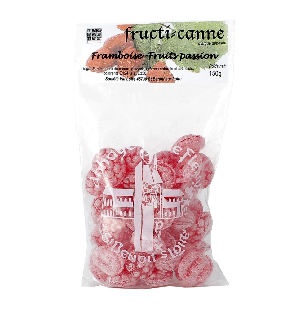 Pastilles Framboise - Passion - 150 g | FLEURY (Abbaye de Saint-Benoît-sur-Loire)