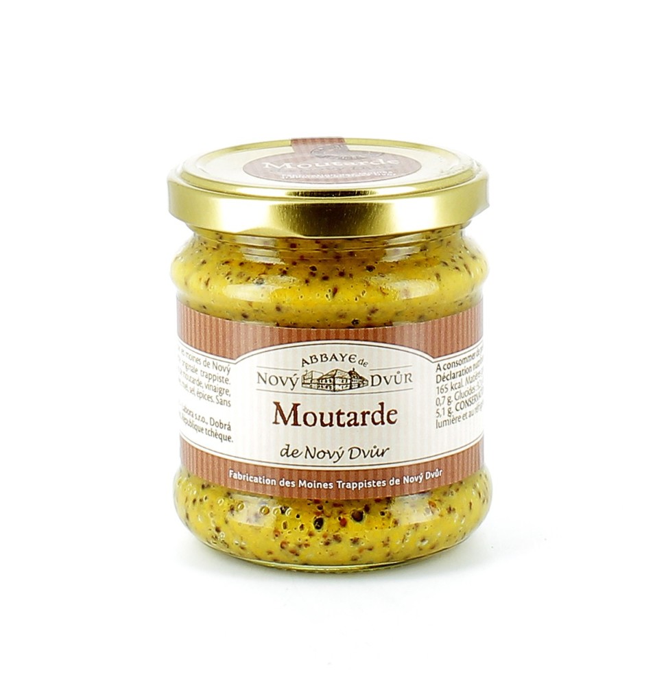 Moutarde à l'ancienne - 195 g | NOVY DVUR (Abbaye de) - République tchèque