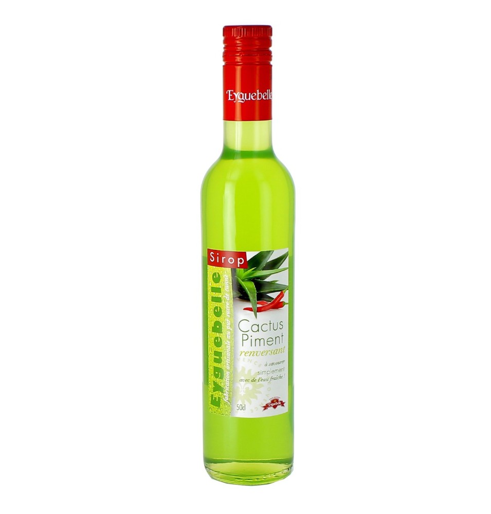 Sirop de Cactus et Piment - 50 cL | EYGUEBELLE (lié à l'Abbaye d'Aiguebelle)