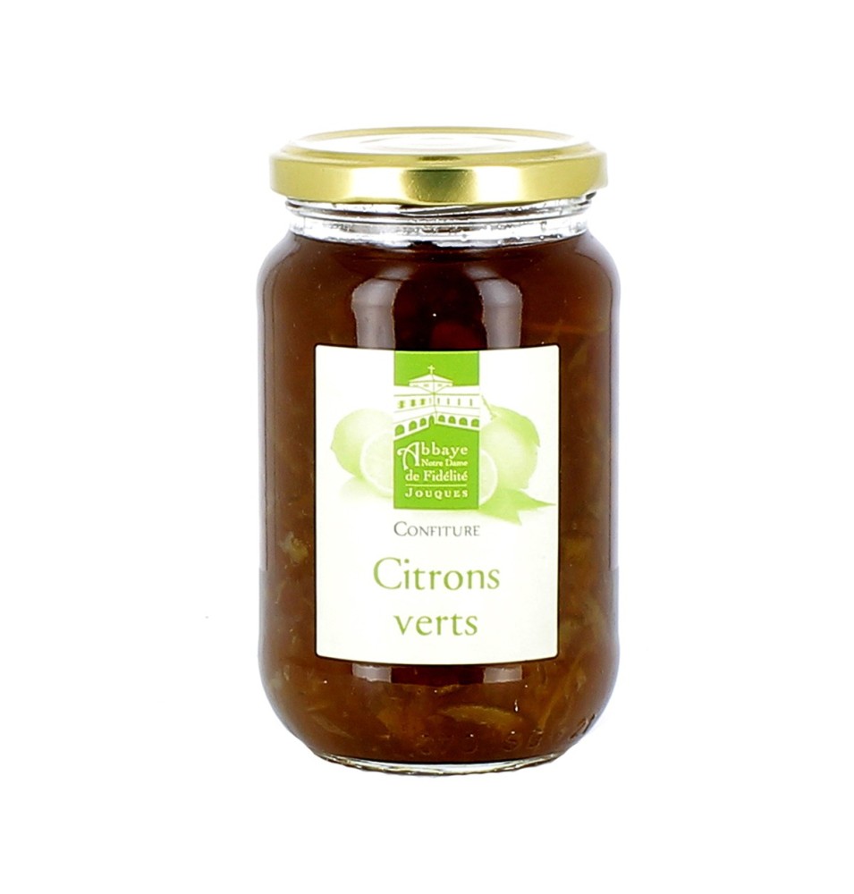 Confiture de Citron Vert - (JO-ccv) - 430 g | JOUQUES (Abbaye Notre-Dame-de-Fidélité de)