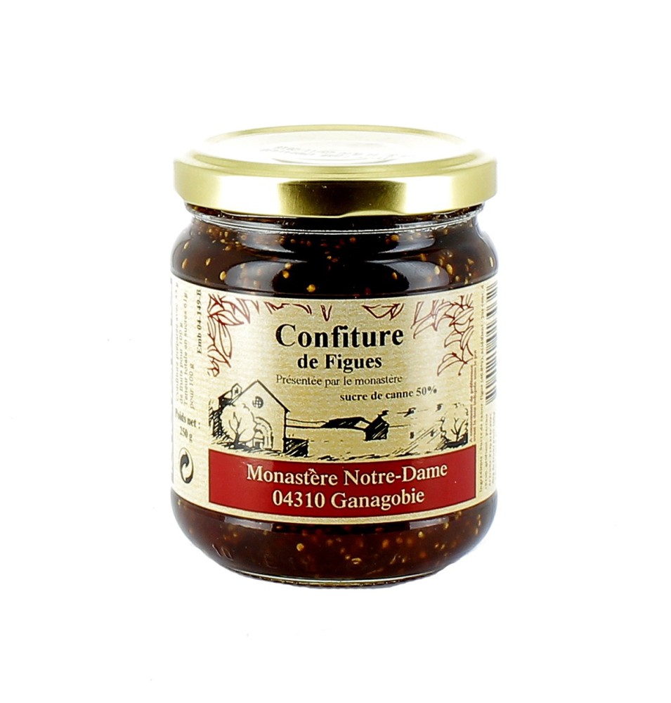 Confiture de figues - 250 g | GANAGOBIE (Abbaye Notre-Dame de)