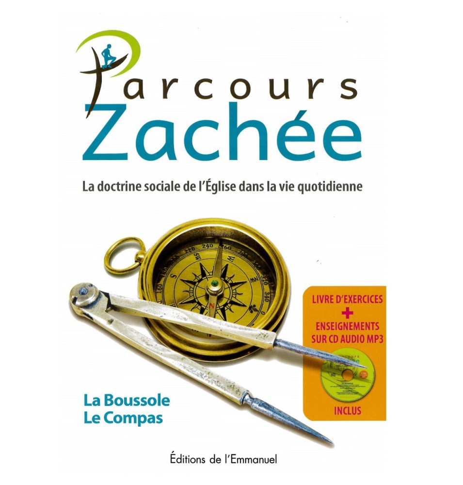 Parcours Zachée -  La boussole - Le compas (Livre + CD) | LIVRE
