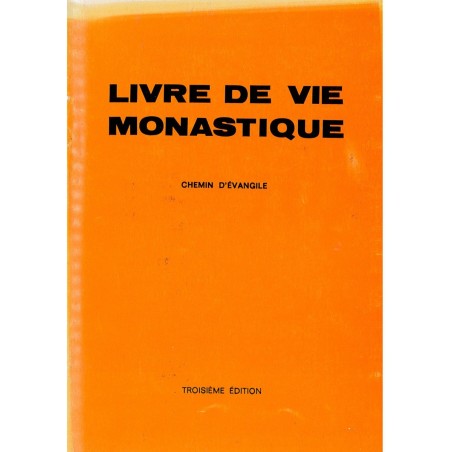 Livre de vie monastique (Occasion) | LIVRE