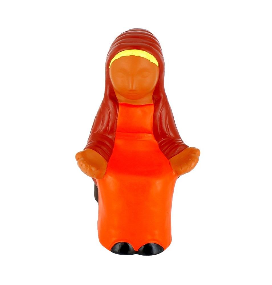 CRECHE B3 - Marie - Santons en terre cuite (25cm) | JOUARRE (Abbaye Notre-Dame de)