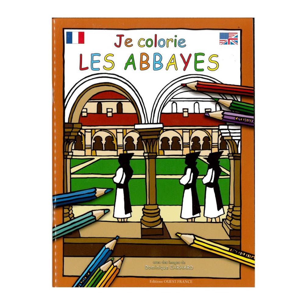 Je colorie les Abbayes | LIVRE