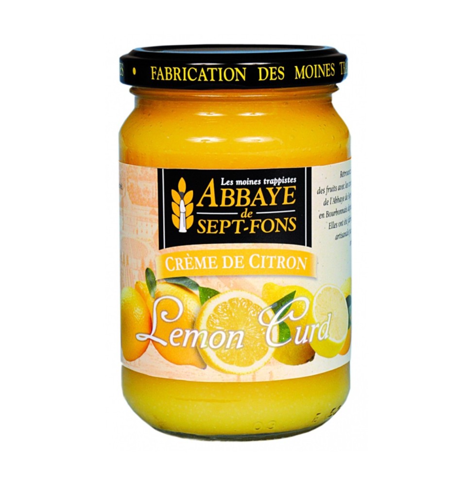 Crème de citron Lemon Curd - 350 g | SEPT-FONS (Abbaye Notre-Dame de)