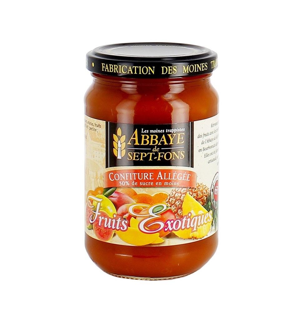 Confiture allégée de fruits exotiques - 350 g | SEPT-FONS (Abbaye Notre-Dame de)