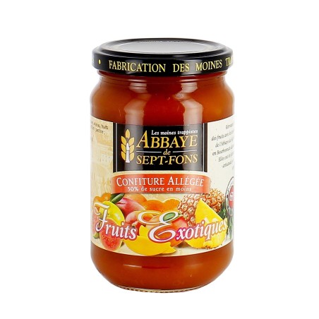 Confiture allégée de fruits exotiques - 350 g | SEPT-FONS (Abbaye Notre-Dame de)