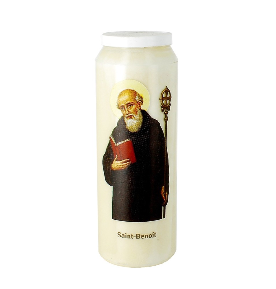 Bougie de neuvaine Saint Benoît | BOUGIE
