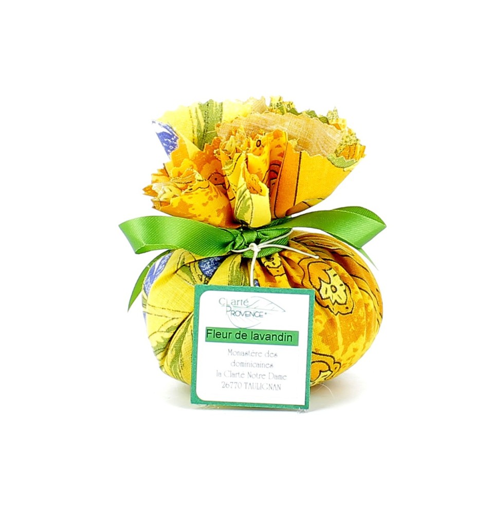 Pochon désodorisant aux fleurs de lavandin bio - 25 g | CLARTÉ PROVENCE à Taulignan (Monastère de la Clarté Notre-Dame)
