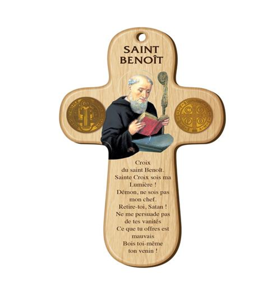 Croix en bois - Saint Benoit