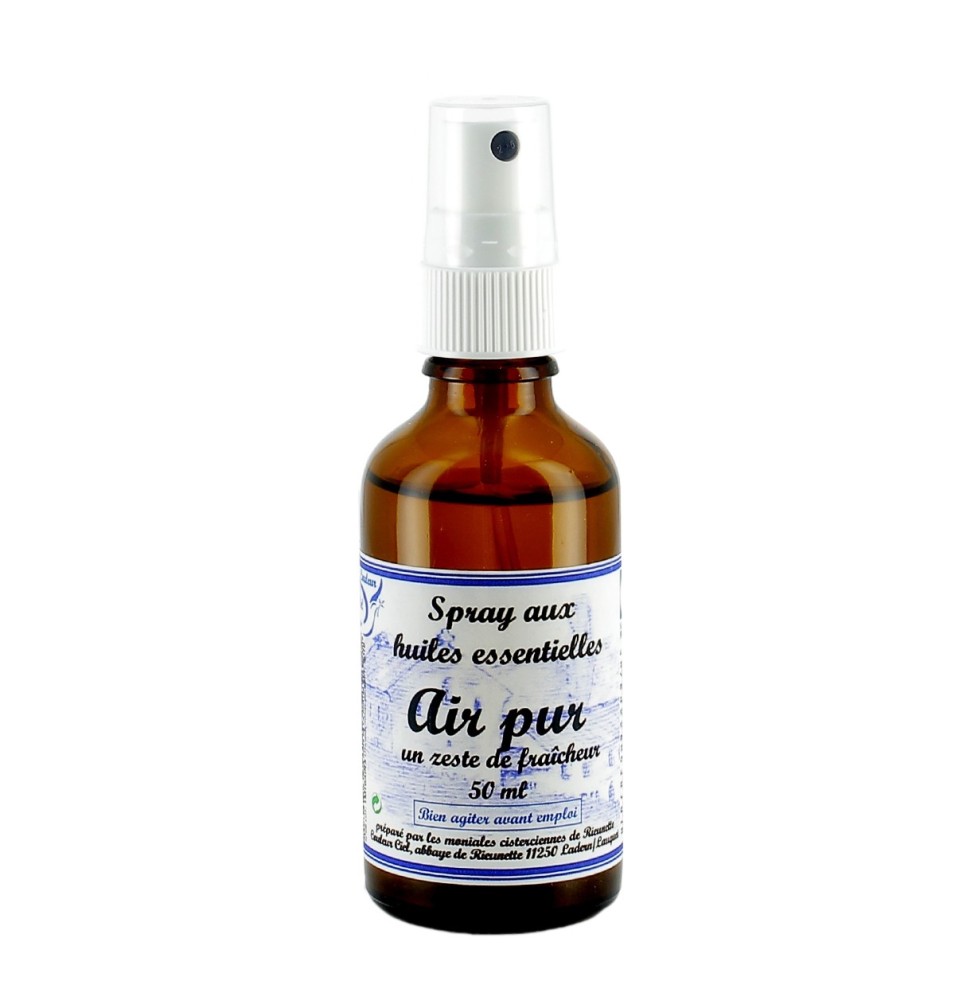 ABBAYE DE RIEUNETTE - COULEUR CIEL - Mélanges aux  huiles essentielles en spray - Air pur