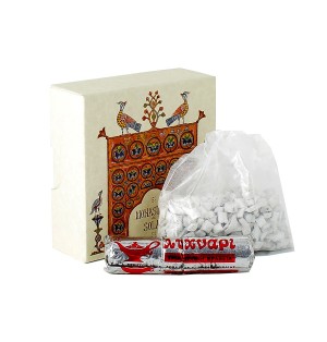 Coffret Encens chèvrefeuille + braise - 60 g | SOLAN (Monastère de la Protection de la Mère de Dieu de)