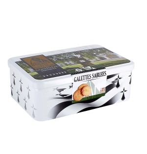 Boîte en métal de galettes sablées | CAMPÉNÉAC (Abbaye de la Joie-Notre-Dame de)
