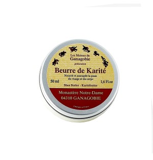 Beurre de karité baume visage et corps - 50 mL | GANAGOBIE (Abbaye Notre-Dame de)