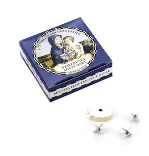 Mèches flottantes à l'huile Sainte-Marie | VEILLEUSES FRANCAISES