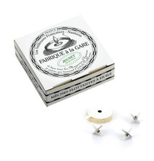 Mèches flottantes à l'huile Fabrique à la Gare | VEILLEUSES FRANCAISES