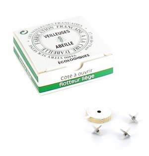 Mèches flottantes écologiques à la cire d'abeille | VEILLEUSES FRANCAISES