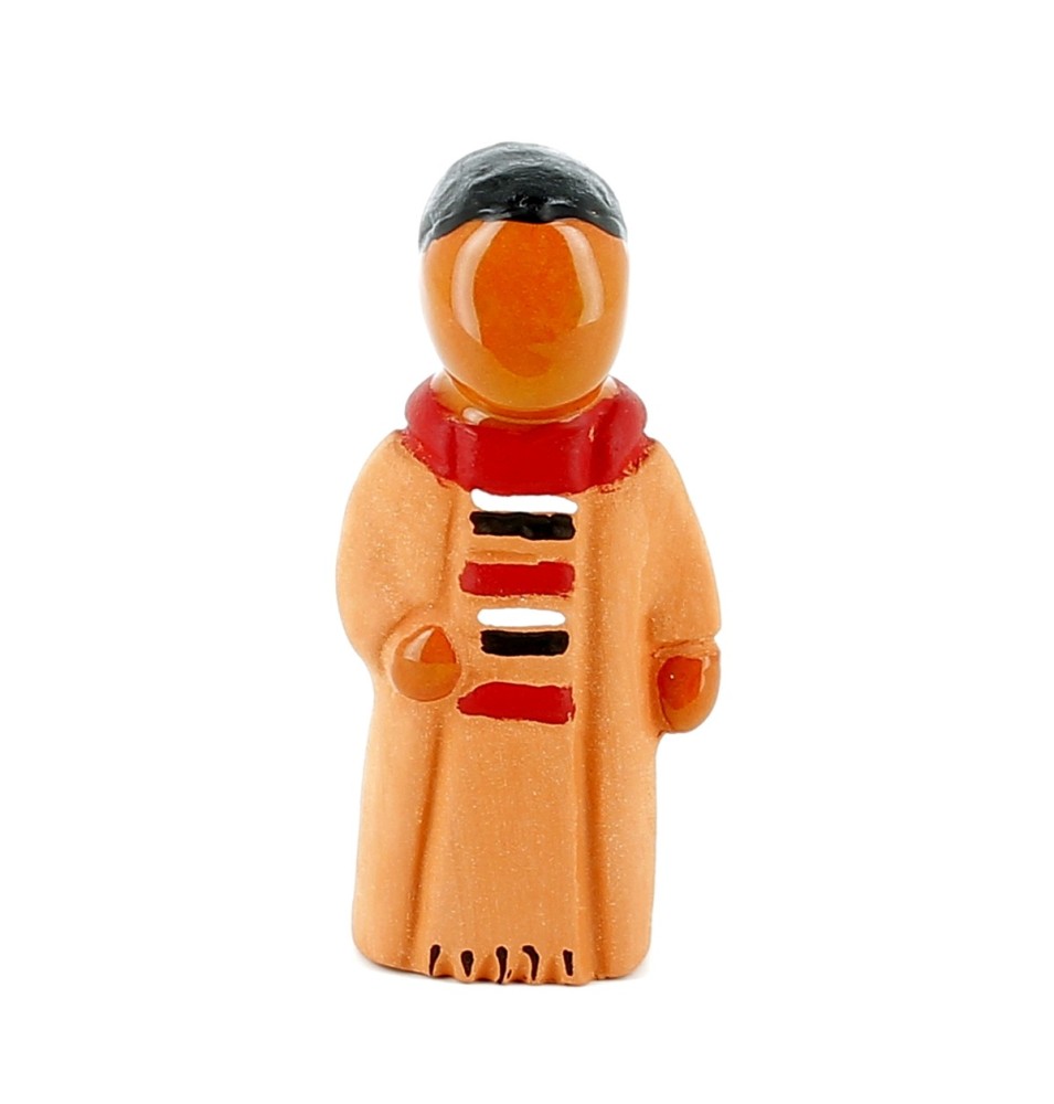 ABBAYE DE JOUARRE - CRECHE - Joseph - Santons en céramique (6cm) N°41