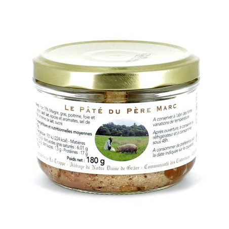 ABBAYE DE BRICQUEBEC - Rillettes pur porc du Père Marc
