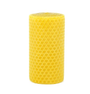 MONASTERE DE LA PAIX-DIEU - Bougie pure cire d'abeille enroulée N°2