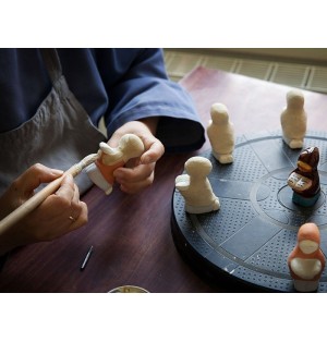ABBAYE DE JOUARRE - CRECHE - Le papa - Santons en céramique (6cm)