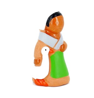 CRECHE B2 N°35 - La briarde - Santons en terre cuite (6cm) | JOUARRE (Abbaye Notre-Dame de)