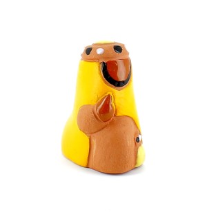 CRECHE B2 N°45 - Roi Mage à genoux à la Myrrhe (6cm) | JOUARRE (Abbaye Notre-Dame de)