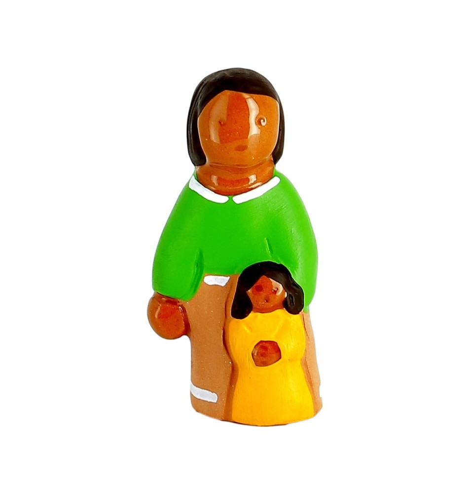 ABBAYE DE JOUARRE - CRECHE - La maman - Santons en céramique (6cm)