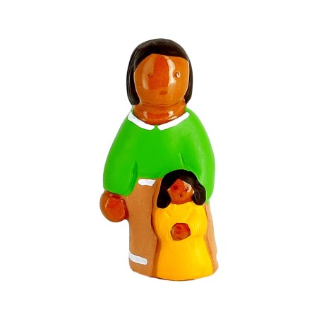 ABBAYE DE JOUARRE - CRECHE - La maman - Santons en céramique (6cm)