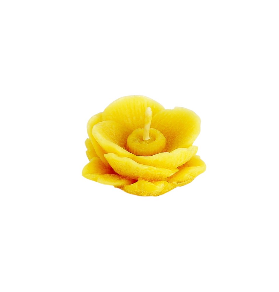 MONASTERE DE BOIS-SALAIR - Bougie flottante coquelicot en cire d'abeille N°7