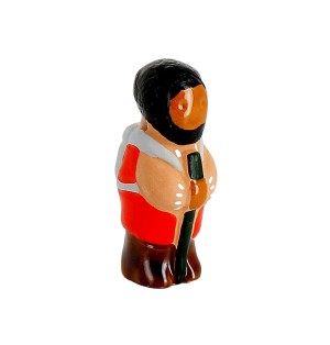 ABBAYE NOTRE-DAME DE JOUARRE - CRECHE - Le pélerin - Santons en céramique (6cm) N°15