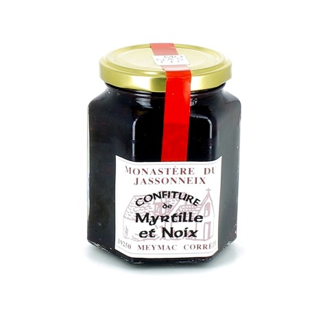 MONASTERE DU JASSONNEIX - Confiture de myrtille et banane
